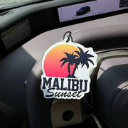 Malibu Sunset Hanging Car Air Freshener - 1 or 3 Pack