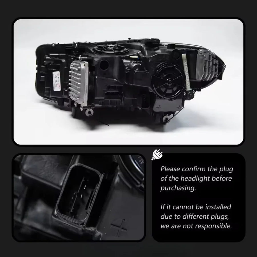 LED Headlight Assembly Set for 2018–2020 BMW M5