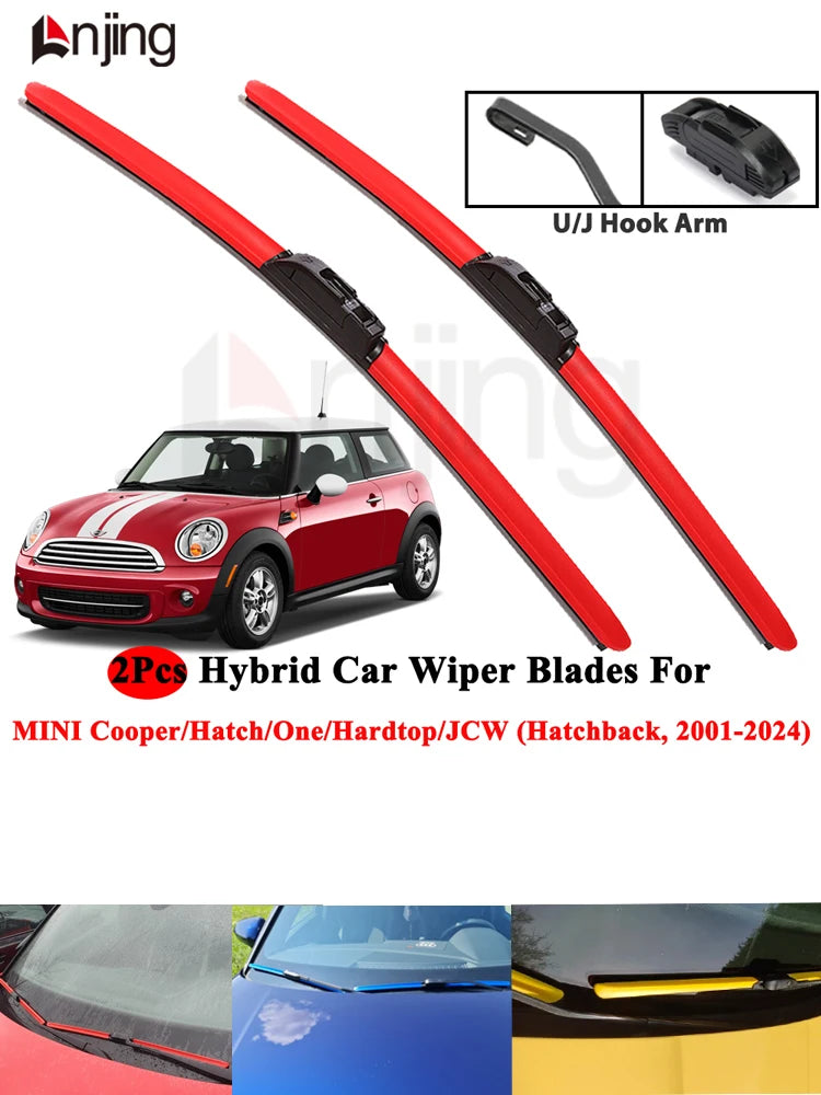 Car Wiper Blades for BMW MINI One Hatch Hardtop John Cooper Works 2001-2024