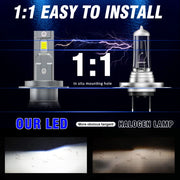 2-Piece H1/H4/H7/H11/9005/9006 LED Headlight Bulb – 6000K, CANBUS