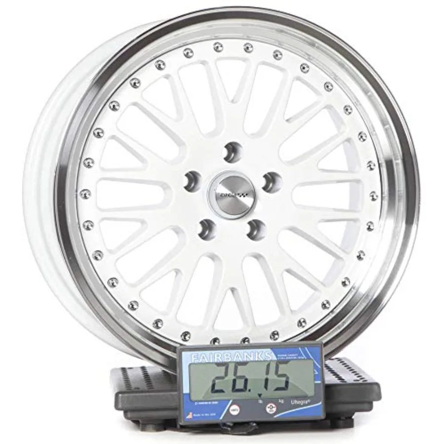 Cp21 18x9.5 Gloss White Wheel 5x114.3 [+20MM]