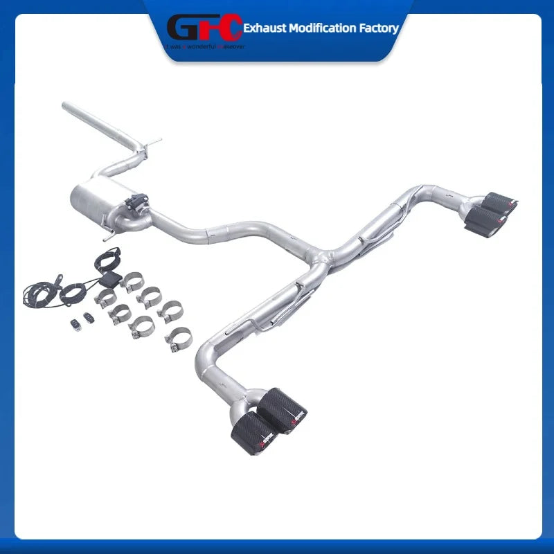 Exhaust Pipe for Audi A3, Q2, Golf 7, Golf 7.5, Golf 8, Golf 7gti, Golf 7.5gti, Golf 8gti Mk7 Mk8
