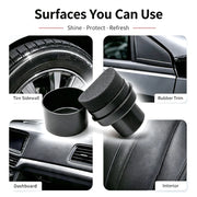 Curved Foam Tire Dressing Applicator with Storage Lid