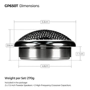 1.5-Inch Silk Dome Car Audio Tweeters