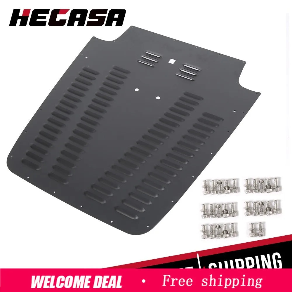 Black Hood Scoop & Vent Trim for 2003–2006 Jeep Wrangler