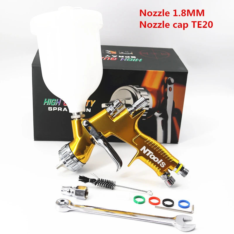NTOOLS TE20/T110 Paint Spray Gun – 1.3 or 1.8 mm