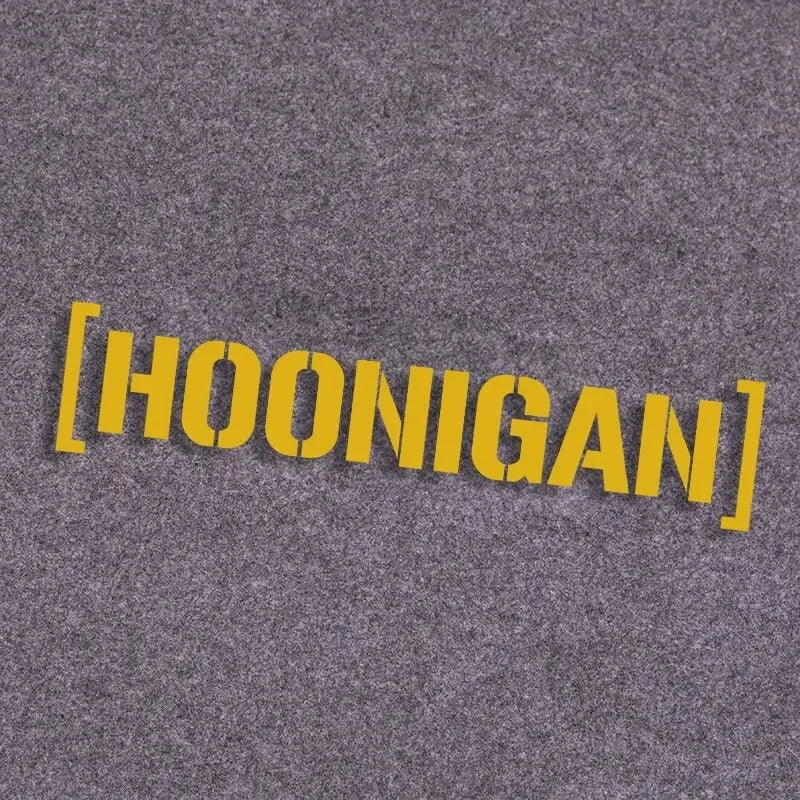 Hoonigan Reflective Letter Car Decal – 49 x 10.5 cm
