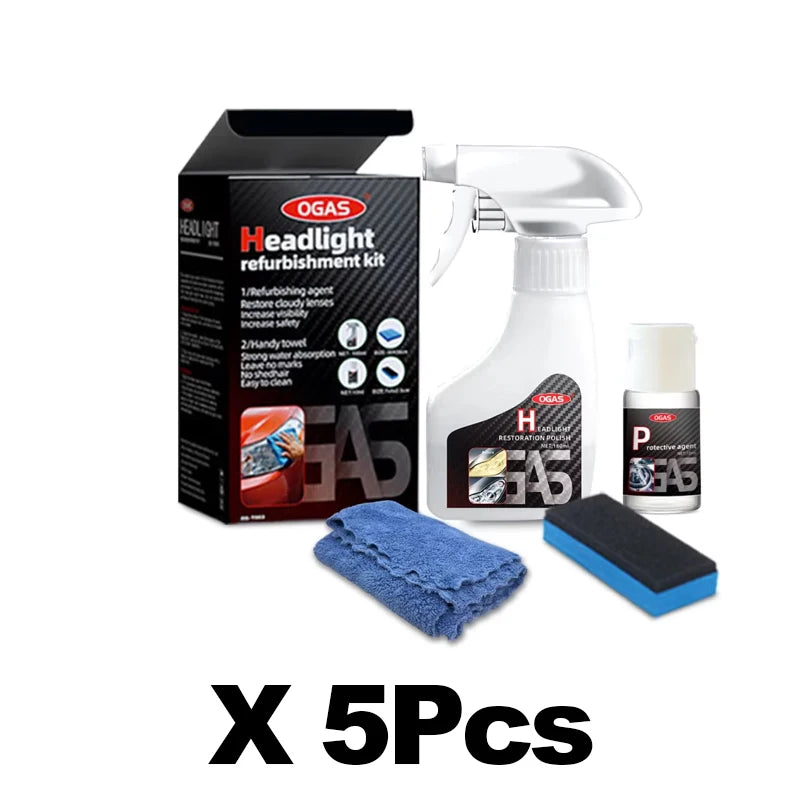 Headlight Lens Restoration Kit – 180 ml