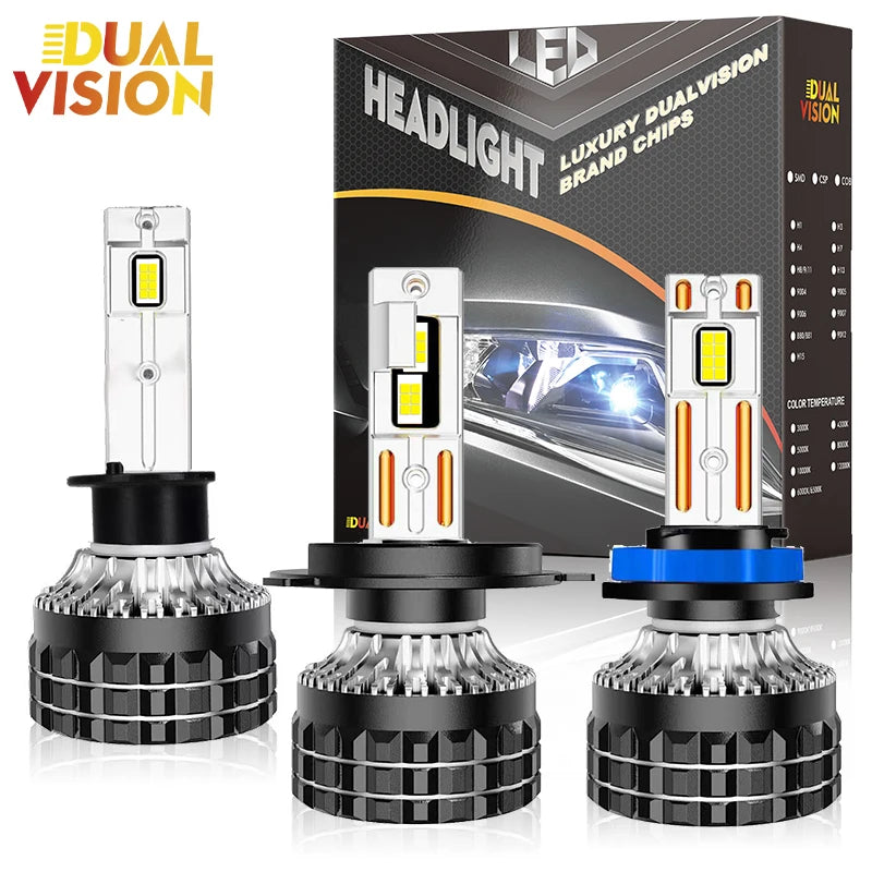H1/H4/H7/H11/9005/9006 LED Headlight Bulb – 6000K, CANBUS