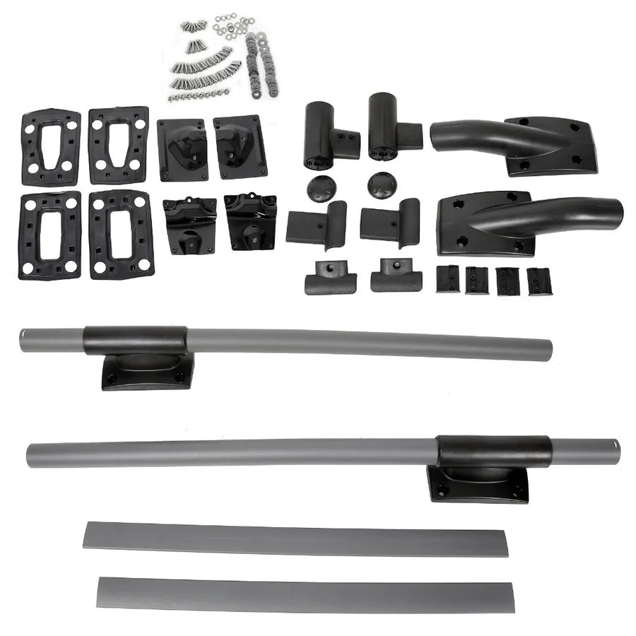 Black Roof Rack Crossbar Set for 2005 Nissan Frontier – 4 Door