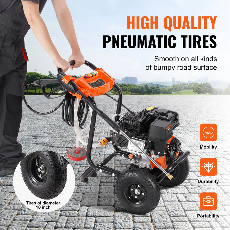 3,500 PSI Gas Pressure Washer – 2.6 GPM