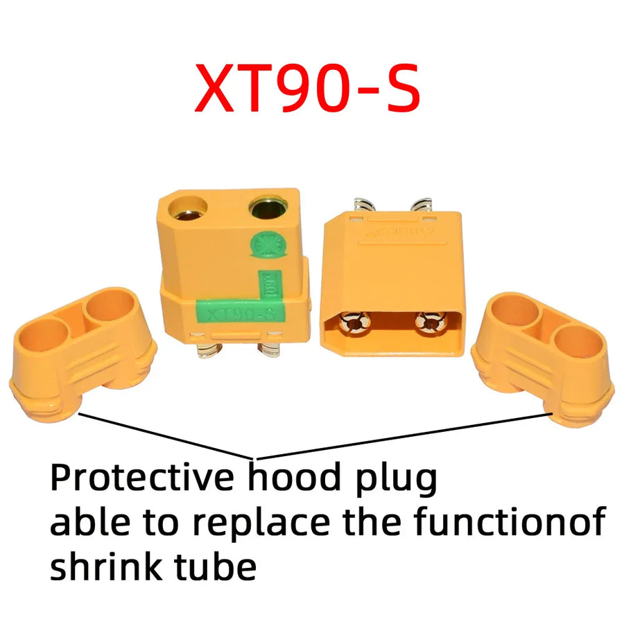 XT90 Anti-Spark to Battery Alligator Clip Cable - 10 AWG