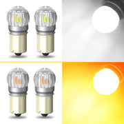 2-Piece 1156 LED Reverse/DRL Light Bulb – Amber/Yellow/White