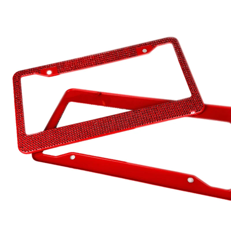 Universal Bling Stainless Steel License Plate Frame