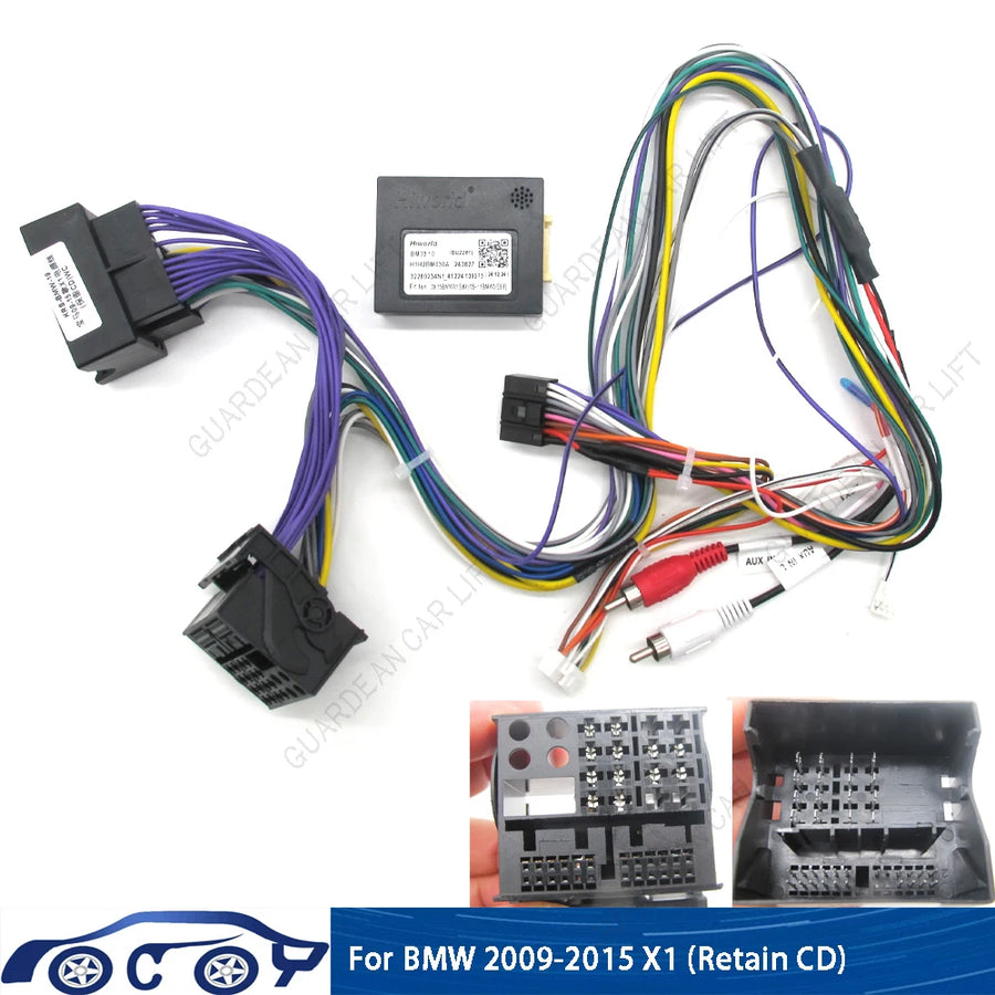 16-Pin CANBUS Wiring Harness for BMW X1 2009–2015 2-DIN Car Stereo