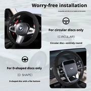 Ultra-Thin Suede Steering Wheel Cover for Select Jeep Models