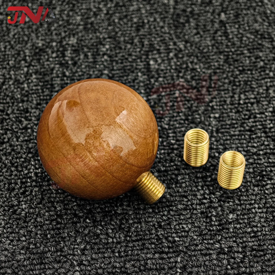 Retro Round Wood Gear Shift Knob Classic Vintage Manual Car Shift Gear Knob