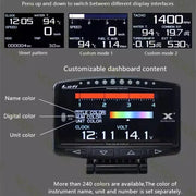 Lufi Water Temperature, Turbo Boost Automotive Gauge