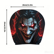 2-Piece Dark Clown Car Headrest Covers – Universal Horror Decor