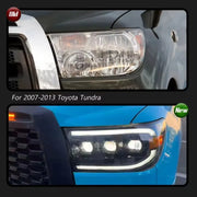 LED Headlight Assembly Set for 2007–2014 Toyota Tundra