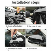 Carbon-Fiber-Look Vinyl Wrap – 2D to 6D Finishes