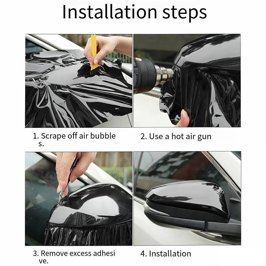 Carbon-Fiber-Look Vinyl Wrap – 2D to 6D Finishes