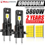 2-Piece H7 LED Headlight Bulb – 6000K, CANBUS