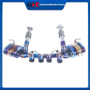 Titanium Alloy Valved Cat-Back Exhaust System for Chevrolet Corvette C8 Z06 2023-2026
