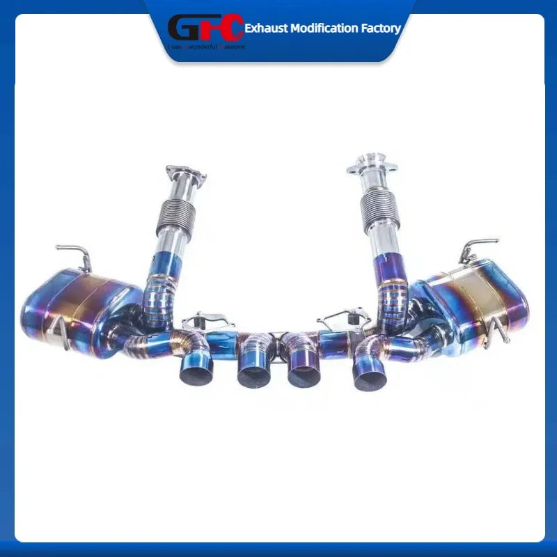 Titanium Alloy Valved Cat-Back Exhaust System for Chevrolet Corvette C8 Z06 2023-2026