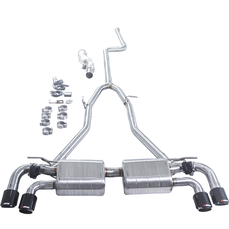 304 Stainless Steel Valvetronic Exhaust Pipe for BMW 2.0T 3.0T 2017-2023
