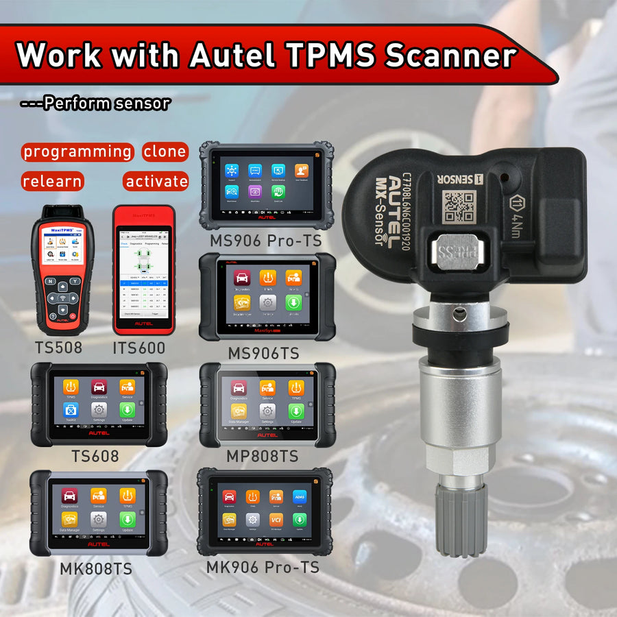 Autel MX-Sensor 315MHz/433MHz Programmable TPMS Sensor