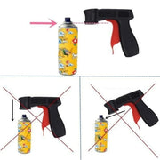 Black Reusable Aerosol Spray Can Trigger Handle