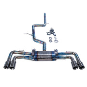 Titanium Alloy Valved Cat-Back Exhaust System for Volkswagen Golf GTI MK7.5 MK8