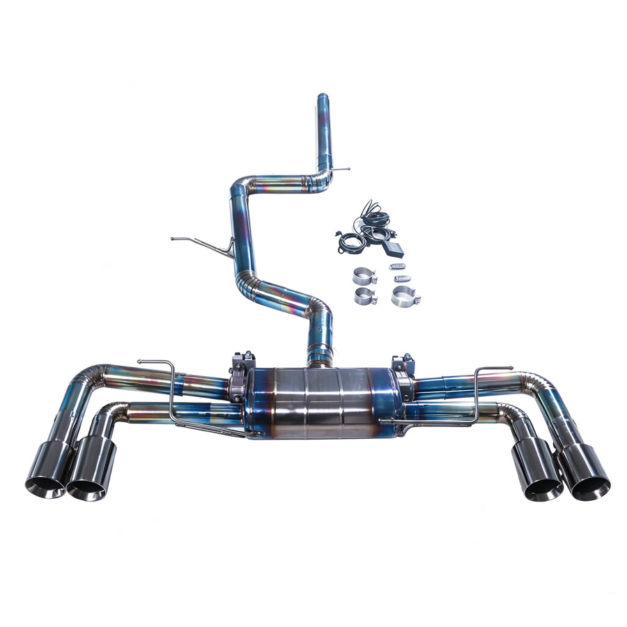 Titanium Alloy Catback Valvetronic Exhaust System for Volkswagen Golf Gti Mk7 Mk7.5 Mk8 2.0T