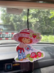 Strawberry Girl/Hilton Fresh Fragrance Car Air Freshener