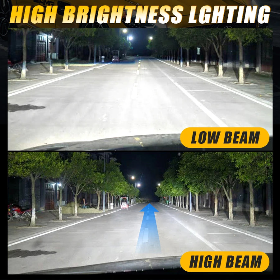 2-Piece H1/H4/H7/H11/9005/9006 LED Headlight Bulb – 6000K