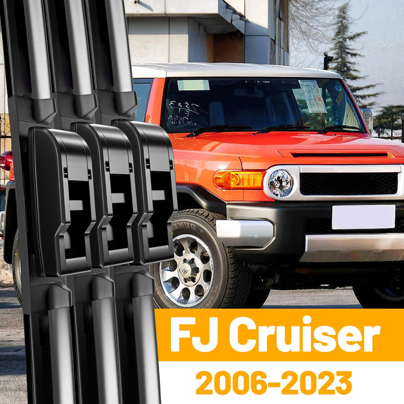 Front Windshield Wiper Blade Set for Toyota FJ Cruiser-window Rain Brushes 14"16"14" 2006-2023