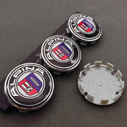 4-Piece 68mm Logo Alpina Emblem Wheel Center Hub Caps for BMW E46 E39 E38 E90 E60 E36 F30 E34 F10