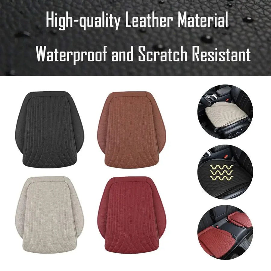 Universal Nappa-Leather Car Seat Cover and Cushion Set