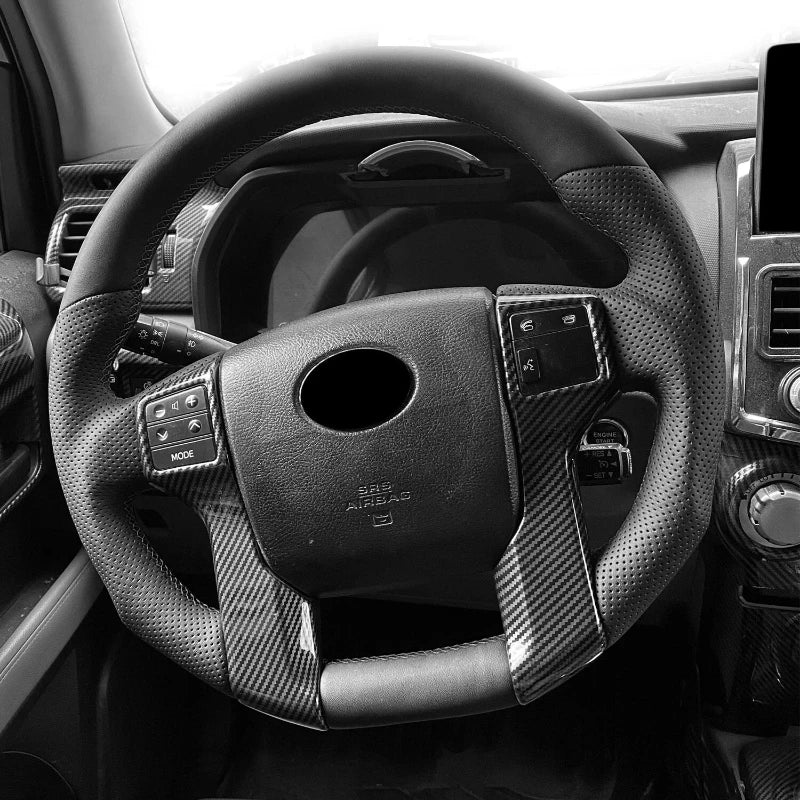 Toyota Tundra Flat-Bottom Perforated PU Steering Wheel – 2014–2022