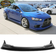 Front Bumper Lip & Splitter for 2008–2015 Mitsubishi Lancer Evolution X – V Style