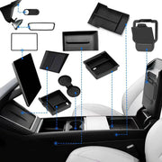 Interior Organizer Set for 2025–2026 Tesla Model Y Juniper – 10 Pieces