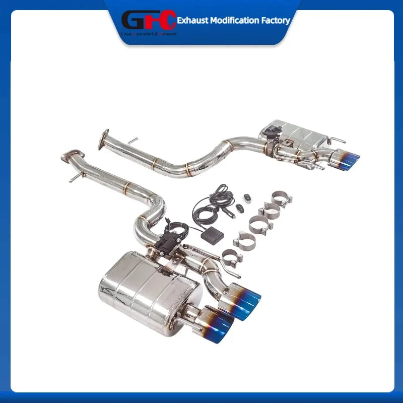 304 Stainless Steel Valvetronic Exhaust Muffler for Lexus Gsf Rcf 5.0L 2014-2024