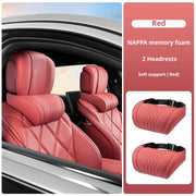 Nappa Leather BMW Car Headrest and Lumbar Support Pillow