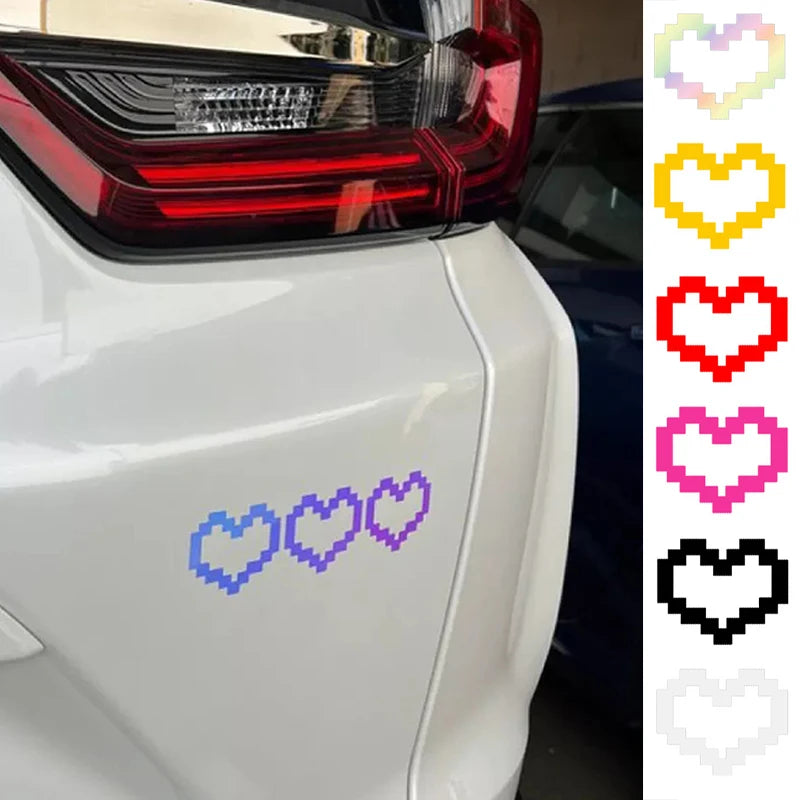 6cm Love Heart Car Window and Bumper Decal