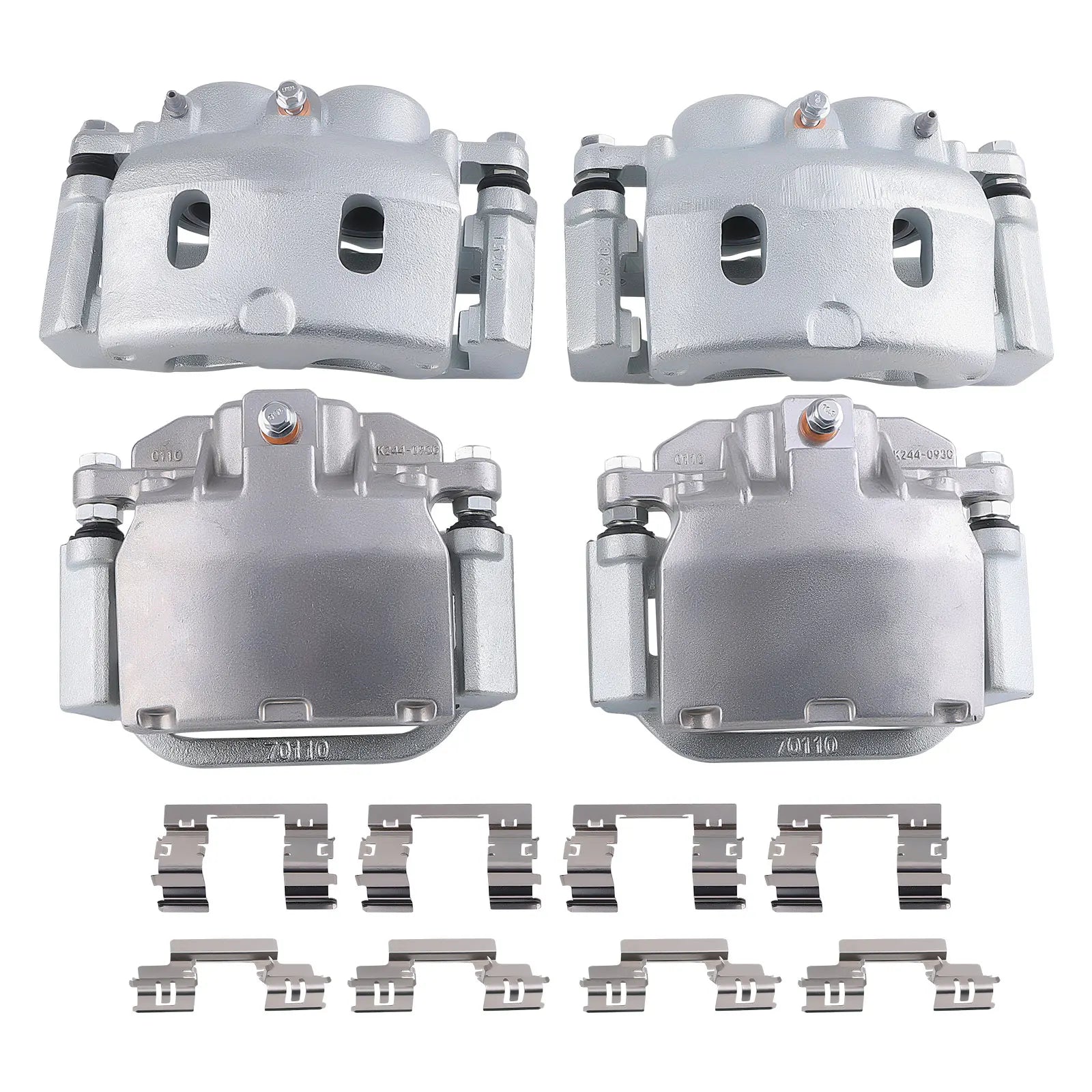 Front & Rear Brake Caliper Set for Silverado, Yukon, Tahoe & Escalade 2008-2020