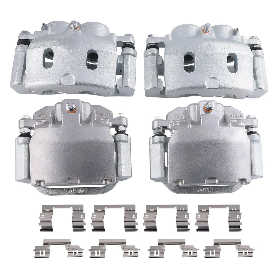 Front & Rear Brake Caliper Set for Silverado, Yukon, Tahoe & Escalade 2008-2020