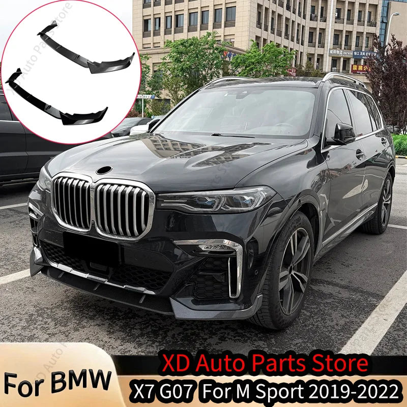 Front Bumper Lip Splitter for BMW X7 M 2019-2022