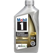 Mobil 1 Extended Performance Full Synthetic 5W-30 Motor Oil, 1 Quart Case of 6