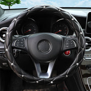 Steering Wheel Cover – diamond-look, 15 inches